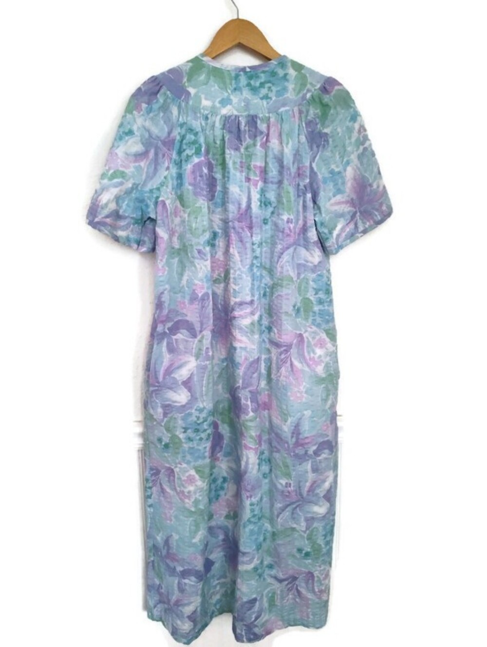 Miss Elaine House Coat Duster Robe Size Large - Picture 2 of 2